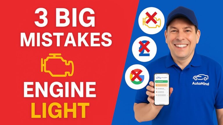 The 3 Biggest Mistakes Drivers Make When the Engine Light Comes On
